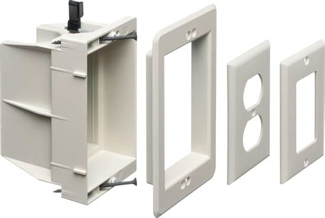 arlington electrical tv boxes|Arlington recessed tv outlet box.